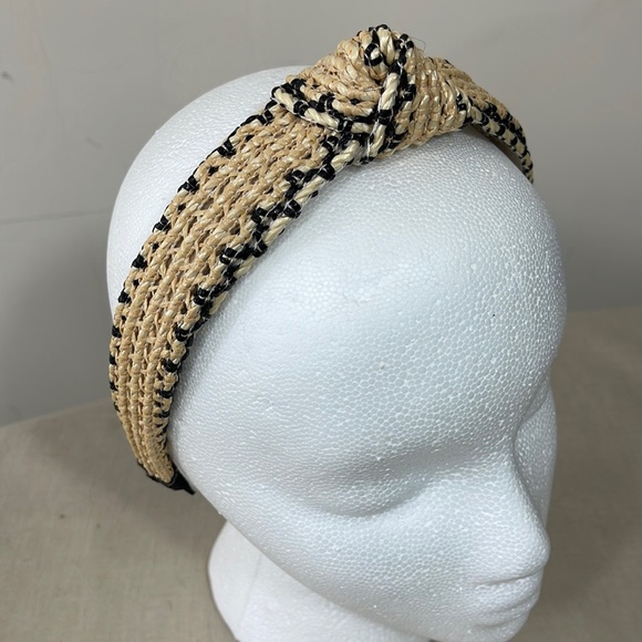 Natural Raffia Knotted Headband - Picture 16 of 16